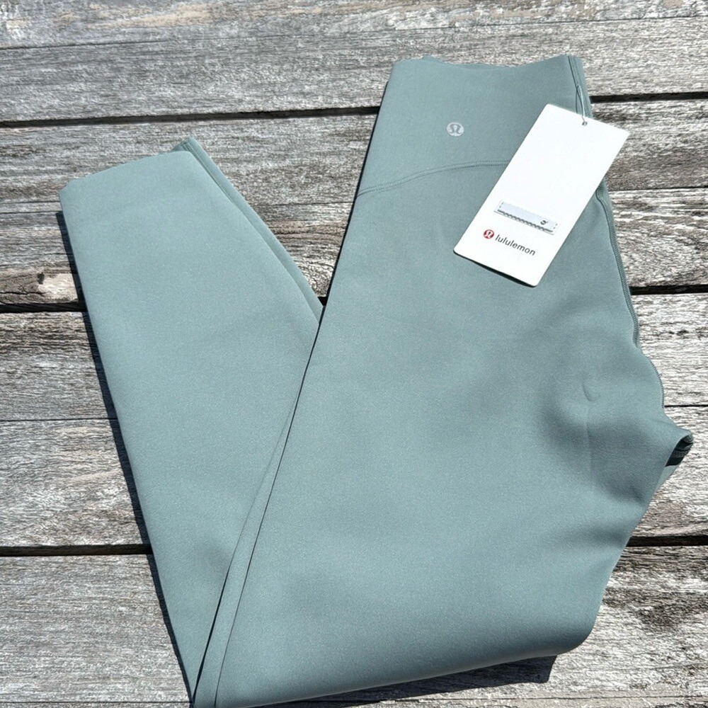 Lululemon Glow Up Super-High-Rise Tight 25" Crater Blue size 8 NWT